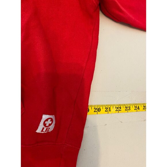 Lifeguard California Red Hoodie Sweatshirt Officially Licensed Medium - Picture 8 of 9